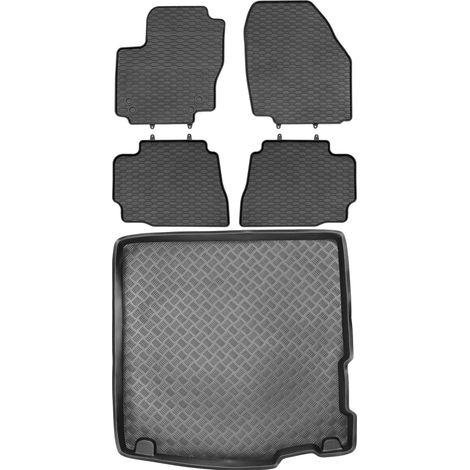 Juego de alfombrillas de goma para coche y maletero para Ford Mondeo IV Estate (2011-2014). (1/5)