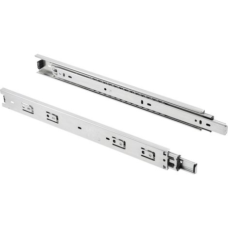 Teleskopauszug paarweise Schubladenauszug h45mm Schubkastenschienen 50kg verzinkt 350mm (1/5)