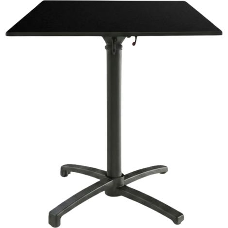 Table Pliable 59x59 cm plateau Compact modèle TABLE SIDERAL COMPACT pied T-One (1/3)
