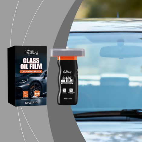 Autoglas-Reinigungsbürste für Ölfilme – Tiefenreinigung von Windschutzscheiben, universelle Autoglaspflege – 100 g -- DE (1/5)
