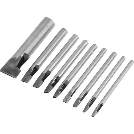 Kit de 9 emporte-pièces ovales pour cuir de 2 mm, outil de bricolage (1/5)