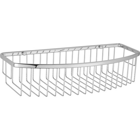 Primaster Duschkorb Edelstahl 40 x 9 cm Duschablage Duschregal Badregal (1/2)