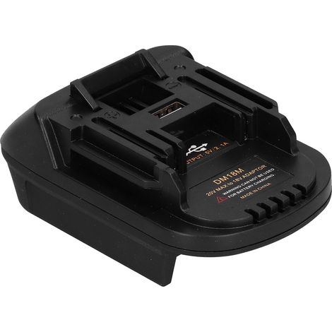 Lithium-Akku-Adapter-Dock-Stromanschluss mit USB-Ladeschnittstelle-Konverter (1/5)