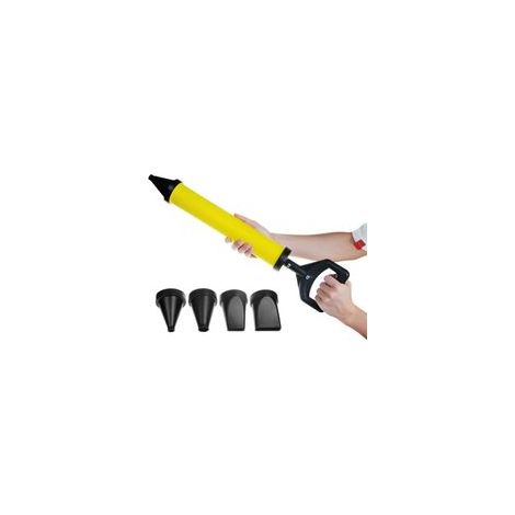 Betonpistole, Mörtelpistolen-Set, Kartuschenpistole, limettengrüner Mörtelsprüher, Applikatorpistole, Mörtelspritze + 4 Düsen (1/5)