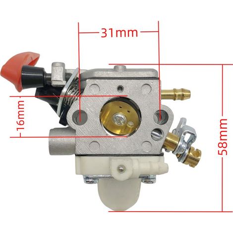 Carburateurs FS40 et FS40C compatibles avec les pièces du système d'alimentation en carburant des débroussailleuses C1M-S267A4144 120 0608 909-219, usinés avec précision pour une puissance de sortie s