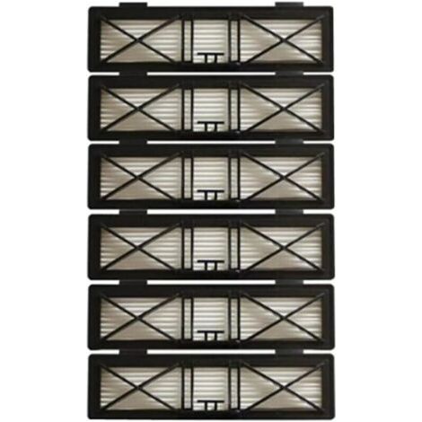 QORVA
-Lot de 6 filtres HEPA pour Neato Botvac D7 D3 D4 D5 D6 D70 D75 D80 D85 pour filtres Neato Botvac 75e 80 85 pièces,
