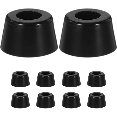 Juego de 10 almohadillas de silicona para muebles y electrodomésticos de cocina, reducción de ruido, para refrigerador y lavadora. (1/5)