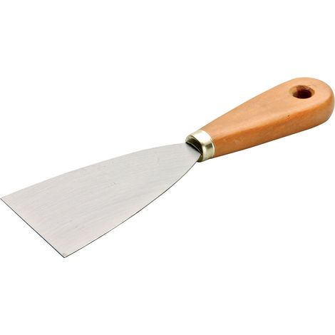 Nespoli Malermesser Edelstahlklinge Holzgriff natur