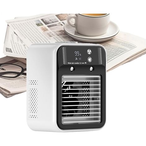Portable Air Conditioners,Quiet Personal Cooler - 2 Wind Speeds Small Air Conditioner,for Home Bedroom Workplace Garage Desk Dorm (1/5)