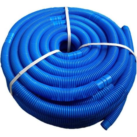 Tuyau de Piscine en Polyéthylène Bleu, 32 mm de Diamètre, 5 m de Long, pour Pompe de Filtration et Nettoyage de Piscine (1/5)