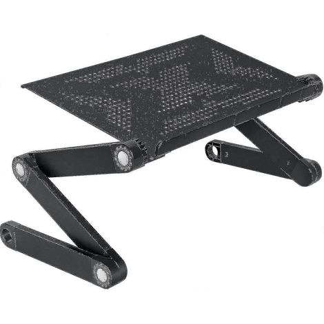 Table de lit pliable légère en aluminium - lecture sur canapé et fauteuil (1/5)