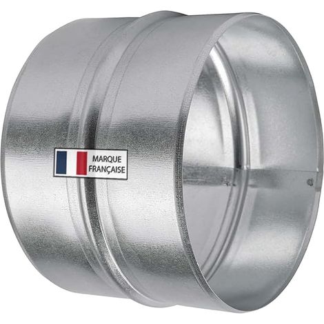 AS-125 MM,Raccord,Réducteur de Conduit,Connecteur,Acier Galvanisé,Résistant Corrosion, Pour Ventilation,Chauffage,Drainage,Évacuation,Climatisation (1/5)