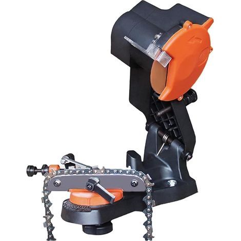 Electric Chain Sharpener - Precise Angle Adjustment, 2 Discs, Mounting Plate (1/5)