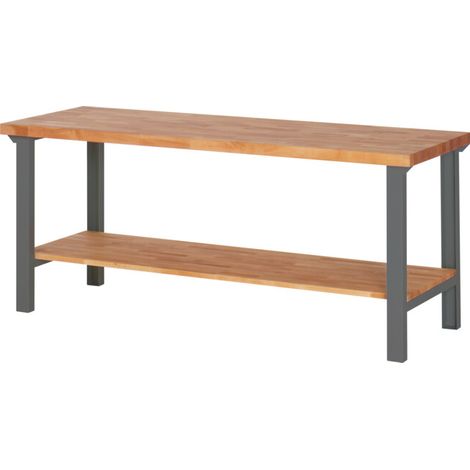 Table de travail STIER Premium avec plateau de rangement, lxPxH 2 000x700x840 mm (1/5)