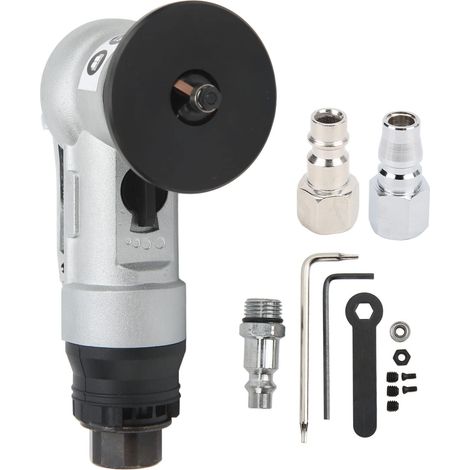 Ej.Life Pneumatische Anfasmaschine, 1/4 Zoll Luftfasenmaschine für Metall, 30000rpm R0-R1 Luftfasenmaschine mit 5-stufiger Geschwindigkeitseinstellung für Metallbeschnitt & Entgraten(Amerikanischer St (1/5)