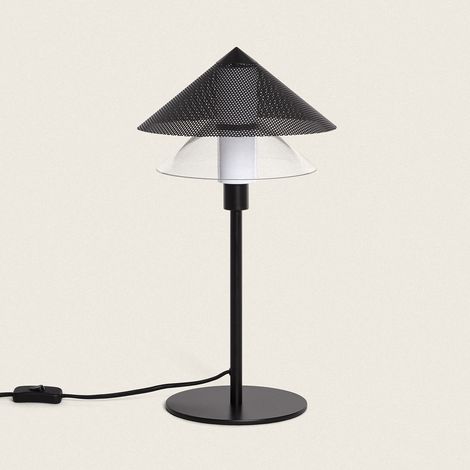 Lámpara de Mesa Metal Hesper Negro