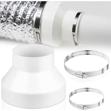 Embout pour climatiseur mobile, raccord de tuyau pour climatiseur mobile, adaptateur de tuyau pour climatiseur mobile, connecteur réducteur pour conduit de ventilation d'extracteur d'air (1/5)