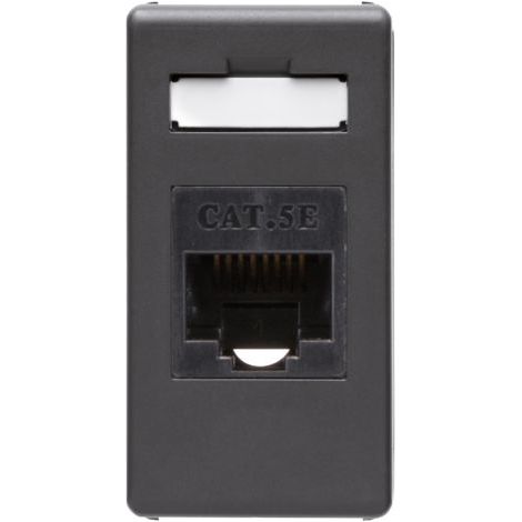 PRESA TELEFONICA RJ45 CAT 5E 'SISTEM' UTP - Nero