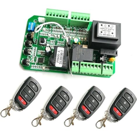 Kit d'ouvre-portes automatiques Large utilisation ouvre-porte coulissante unité de commande de moteur contrôleur de carte PCB plaque de carte électronique pour accessoires de portail coulissant ( Colo (1/5)