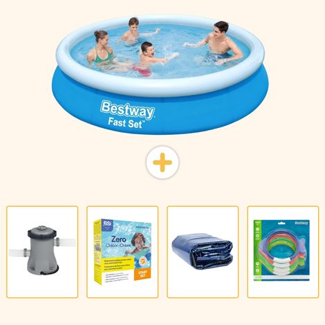 Bestway Bestway Fast Set Ronde - 366x76 cm - 5-pièces S181 (1/5)