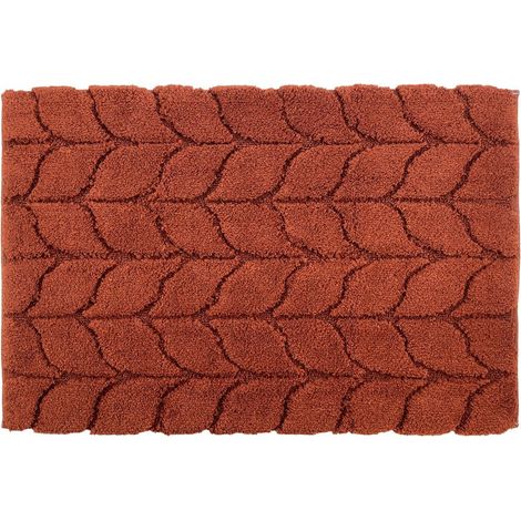 TAPPETO TRECCIA 60X90CM TERRACOTTA IN COTONE (1/3)