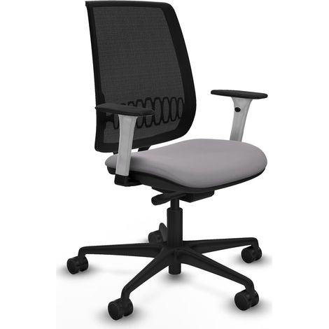 Silla de oficina piqueras y crespo Alares blanco espuma inyectada (1/2)