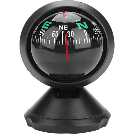 Bussola per auto, perlina orientabile, disponibile in diversi colori per la maggior parte dei modelli di auto.
