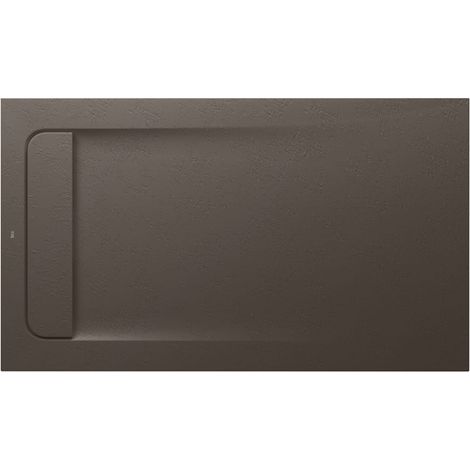 Receveur de douche extra plat en Stonex® Aquos - 1200x700mm - Café (1/2)