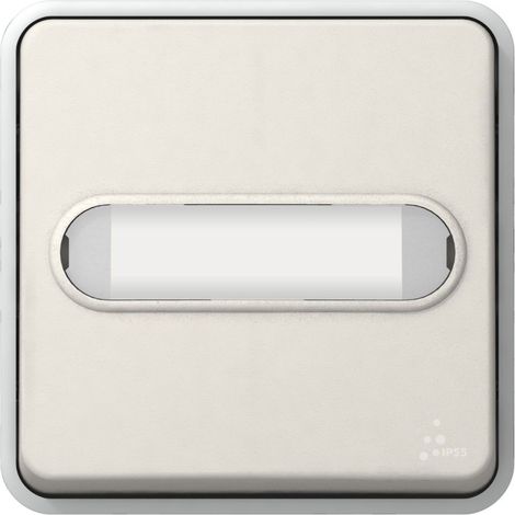 Legrand 069634 Poussoir inverseur NO+NF lum + Plexo modular doors IP55 10A - white (1/2)