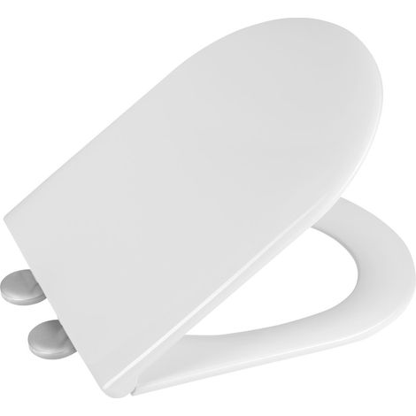 Abattant WC HYGIE, Soft Close, blanc (1/4)