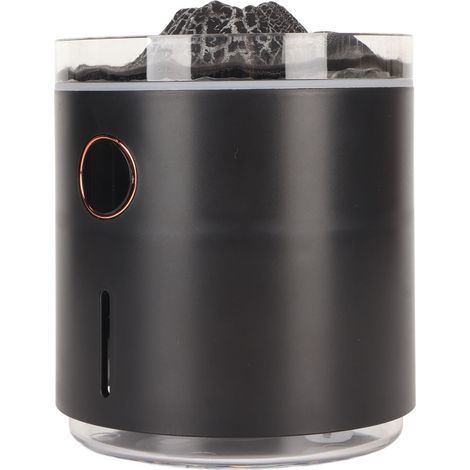 Diffuseur de brume d'aromathérapie intelligent et multifonctionnel avec minuterie et fonction flamme, humidificateur pour chambre et salon, blanc (1/5)