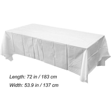 Nappe imperméable blanche pour pique-nique (1/5)