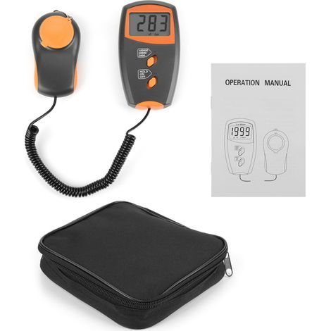 Luxmètre numérique LX1010BS, affichage LCD, illuminomètre pour tests environnementaux (1/5)
