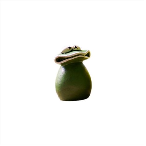 Pot de fleurs grenouille à grande bouche, artisanat en résine, décoration intérieure, ornements S (1/5)