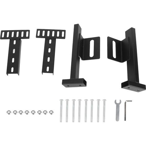 Kit de supports de tête de lit réglables avec extension de pied de lit pour cadre en métal (1/5)