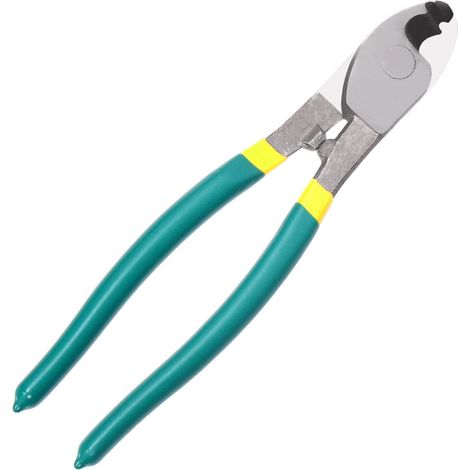 1PCS Heavy Duty acier inoxydable 8 pouces coupe-câbles, coupe-fil de câble coupe-levier élevé, coupe-câble pour couper l’aluminium, cuivre, fil, de communication (1/5)