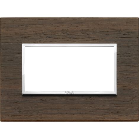 Placca 4M wengè Vimar Eikon Evo 21654.33