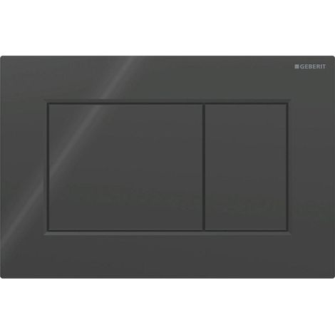 Geberit Sigma01 - Plaque de déclenchement, noir 115.660.DW.1 (1/2)