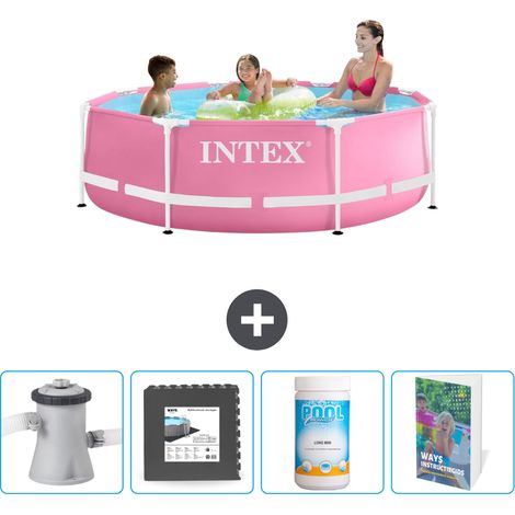 Intex Piscina con struttura Rotonda - 244x76 cm - 7-pezzi SCB125 (1/5)
