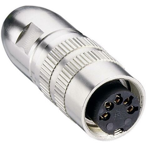 Connecteur rond DIN femelle, droit Lumberg 0322 03 Nombre de pôles: 3 argent 1 pc(s) D25025 (1/3)