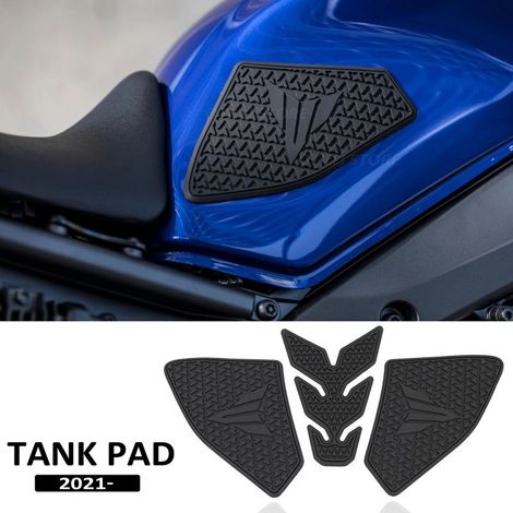 Anti-Rutsch-Aufkleber zur Modifizierung des Kraftstofftanks des Motorrads Yamaha MT-09 2021. (1/4)