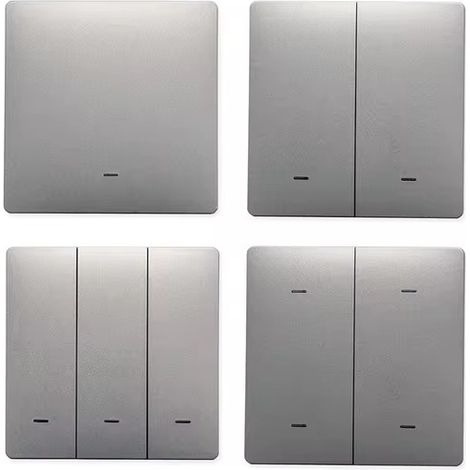 Interrupteur de scène sans fil MOES Tuya ZigBee, alimenté par des piles boutons mécaniques, pour la domotique, 2 boutons [Hub Tuya ZigBee requis]