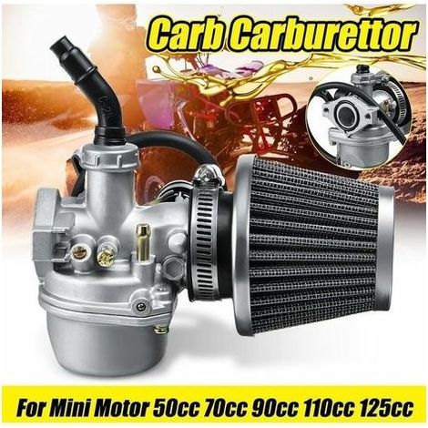 Carb Vergaser mit Luftfilter Für Mini Motor Quad 50cc 70cc 90cc 110cc 125cc (1/4)