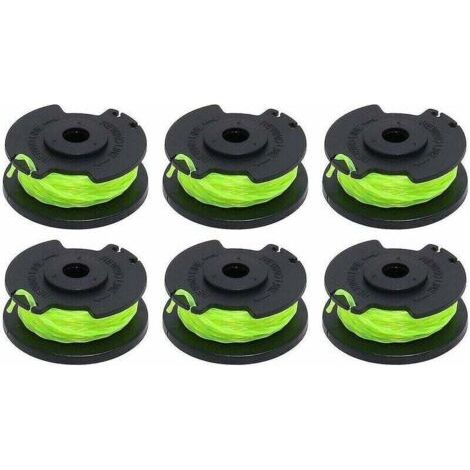Accessoire pour débroussailleuse Lot de 6 bobines de rechange pour coupe-bordures Rac143 compatible Ryobi 36 V (1/4)