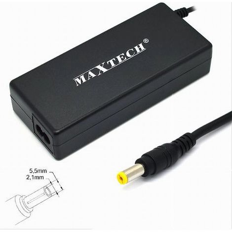 MaxTech - Caricabatteria Alimentatore Pc Notebook 19v 90w Batteria Ricambio Maxtech Pc-ca013 - (1/2)