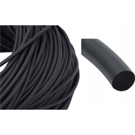 6 mm EPDM-Schnur, Mikrogummidichtung, Schaumstoff, geschäumt, 20-Meter-Profil (1/3)