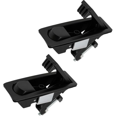Lot de 2 Verrous à Levier Réglables pour Remorque Camping-Car Meubles Loquet de Compression Déclencheur Surélevé Remplacement Levier de Porte Affleurant (1/5)