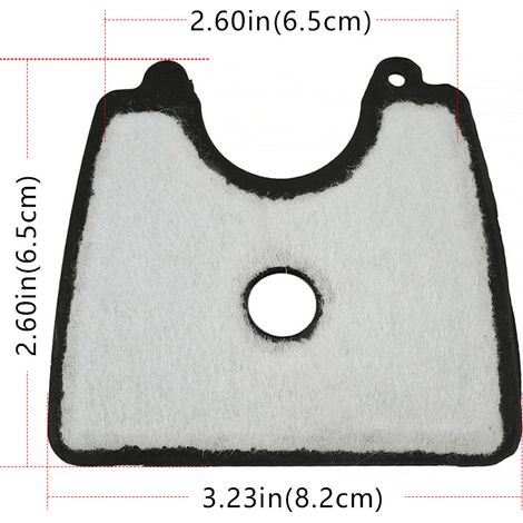 Air filter suitable for Husqvarn-a 125B 125BX 125BVX Leaf Blower (1/4)