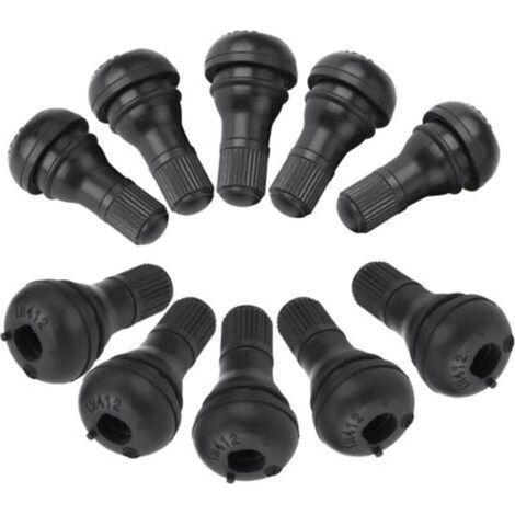 ANDIAMO Valve Roue Tracteur Tondeuse.Valve Tr412.Lot De 10 Bouchons Anti-Poussière De Valve De Pneu Pour Voiture (1/4)