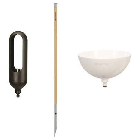 Gardena Ready4Garden ClickUp Set Fackel + Pflanzschale + Stiel